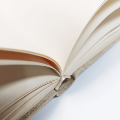 Elegancki notes w kolorze ecru z własnym nadrukiem