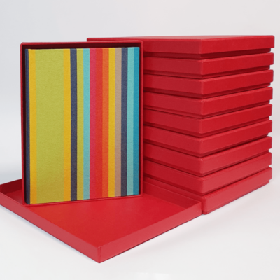 Notes/Szkicownik Kolorowe wspomnienia B5 z czerwonym pudełkiem