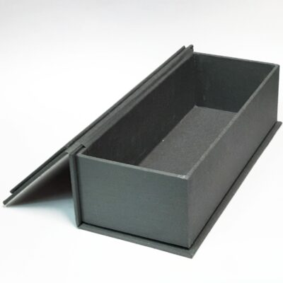 Etui płótno  szare 255x100x70 mm