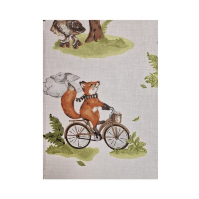 Notes Szkicownik Lisek na dwóch kółkach B5 200 stron ecru